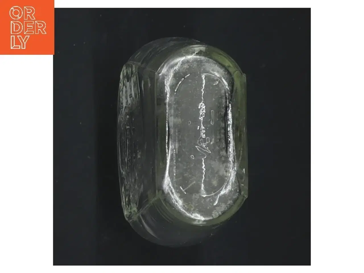 Billede 3 - Antik mundblæst lommelærke, Landsoldaten med drikkeordsprog (str. 16 cm)