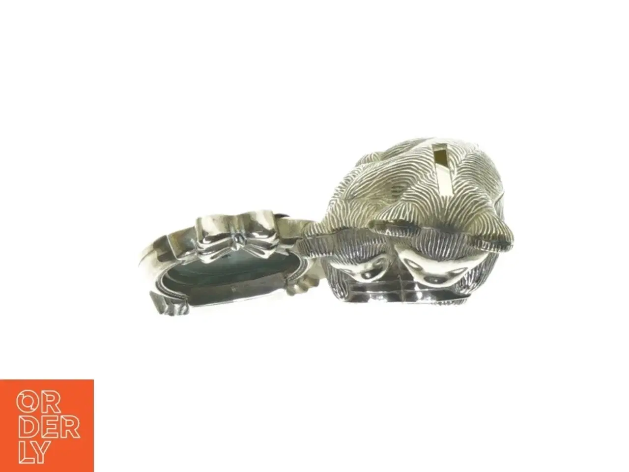Billede 5 - Sparegris, metal bamse (str. 11 x 6 x 8 cm)