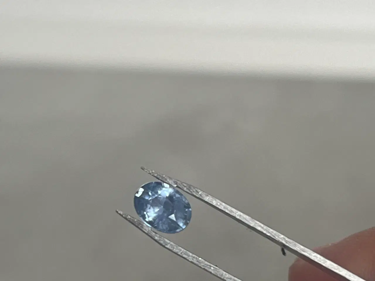 Billede 1 - Naturlig blå safir 1,26 ct – ubehandlet – ICA-cert