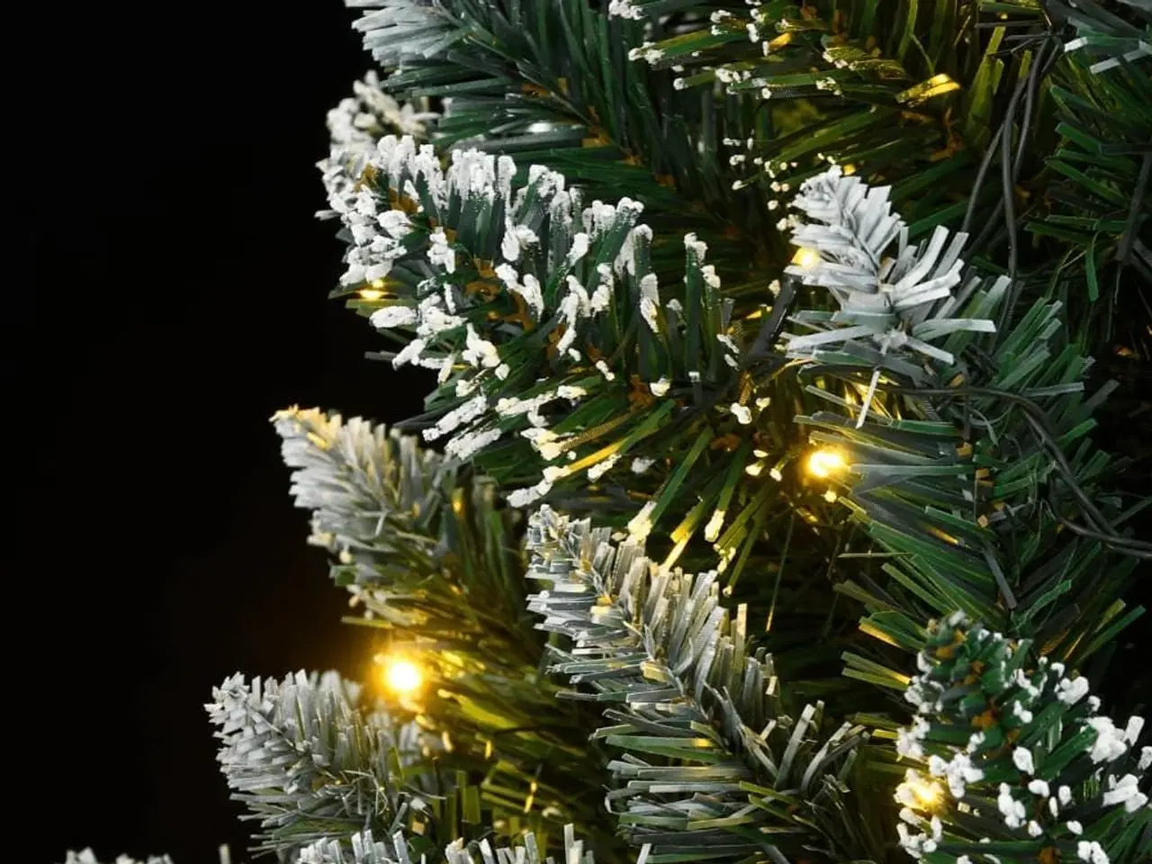 Billede 10 - Kunstigt juletræ med 300 LED-lys 180 cm