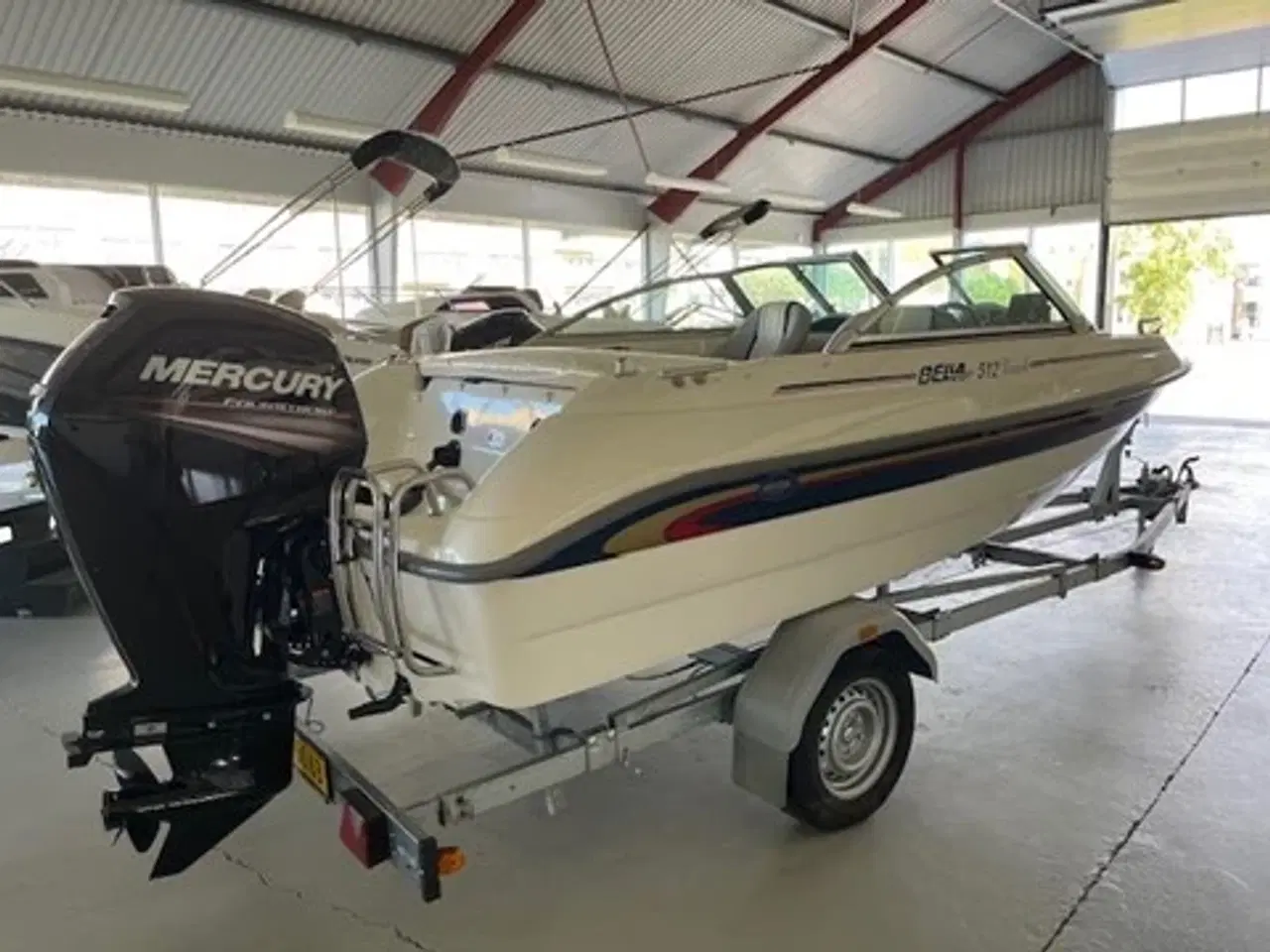 Billede 1 - 512 Excel med Mercury F80 4-takt samt Brenderup trailer (SOLGT/SOLD)