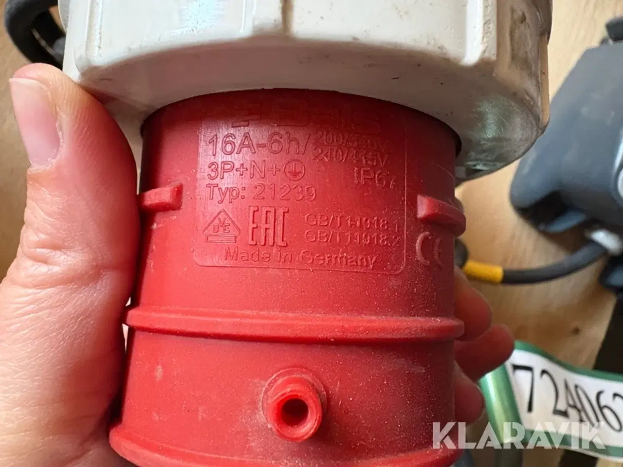 Billede 12 - Transportabel byggestrømstavle og strømfordeler Legrand