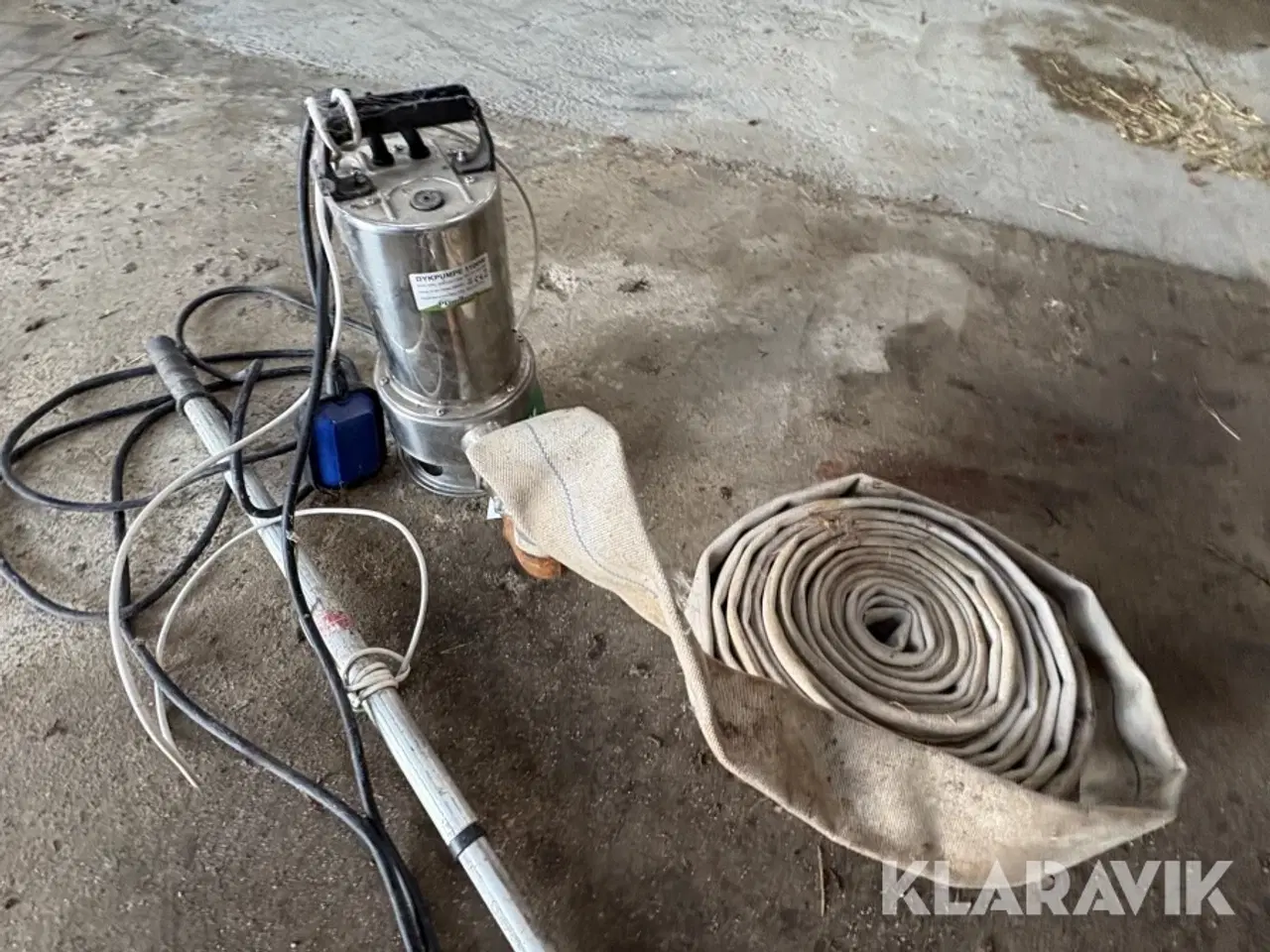 Billede 3 - Dykpumpe P.Lindberg med transportslanger