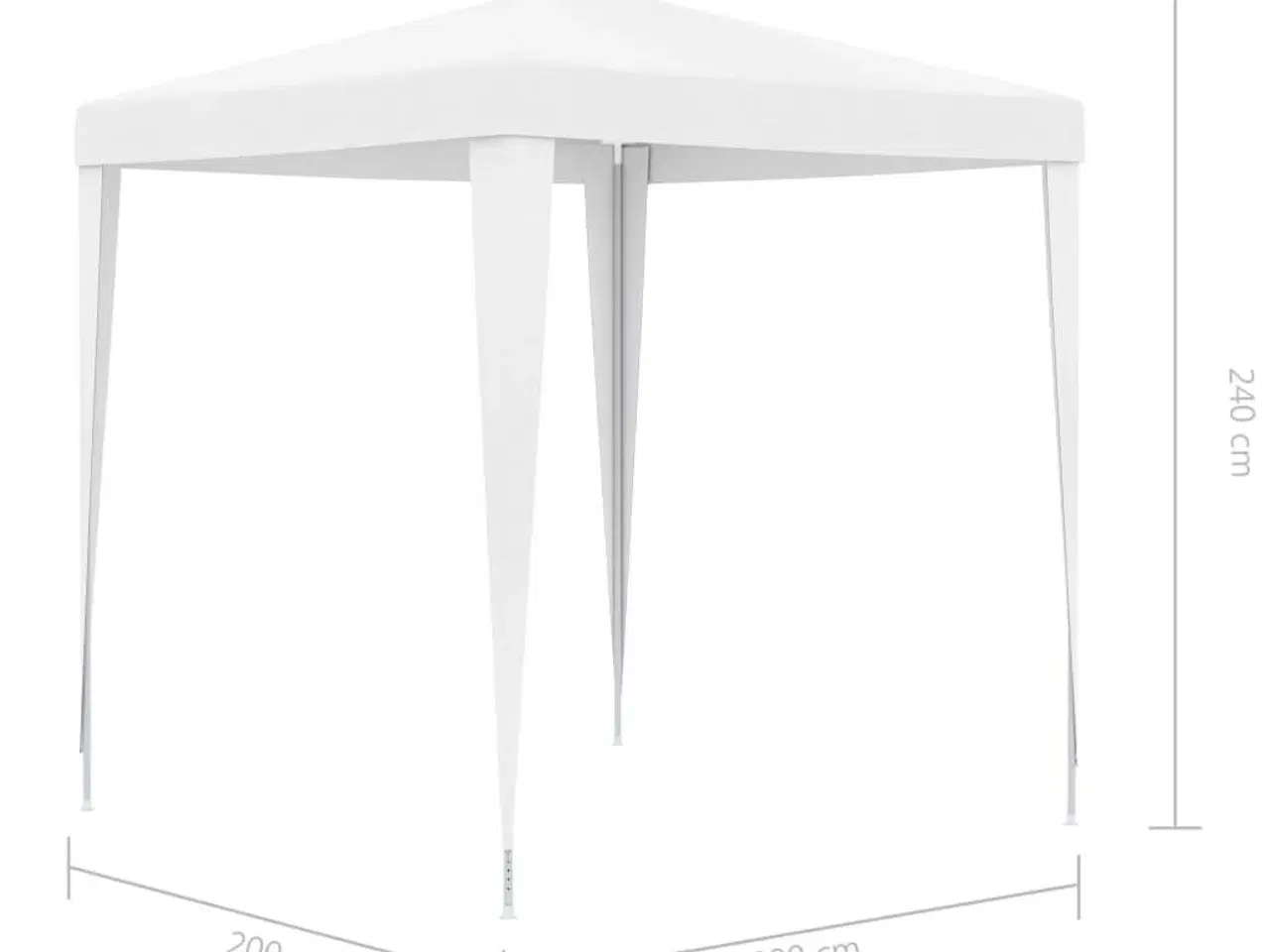 Billede 6 - Festtelt 2x2 m hvid