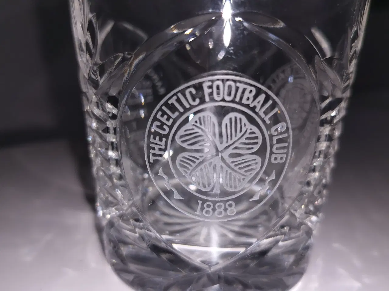 Billede 1 - The Celtic football club 1888 krystal whisky glas