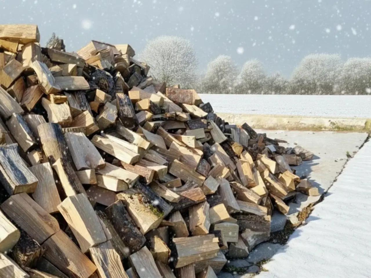 Billede 1 - Fyringsklart brænde 🔥 med mulighed for levering 