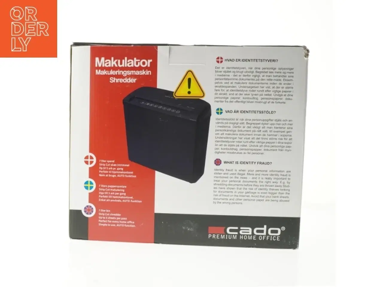 Billede 4 - Cado Makuleringsmaskine fra Cado (str. 27x29 cm)