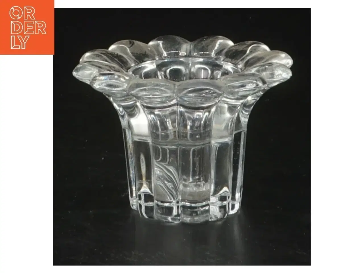 Billede 1 - Glaslysestage (str. Ø 8 cm)