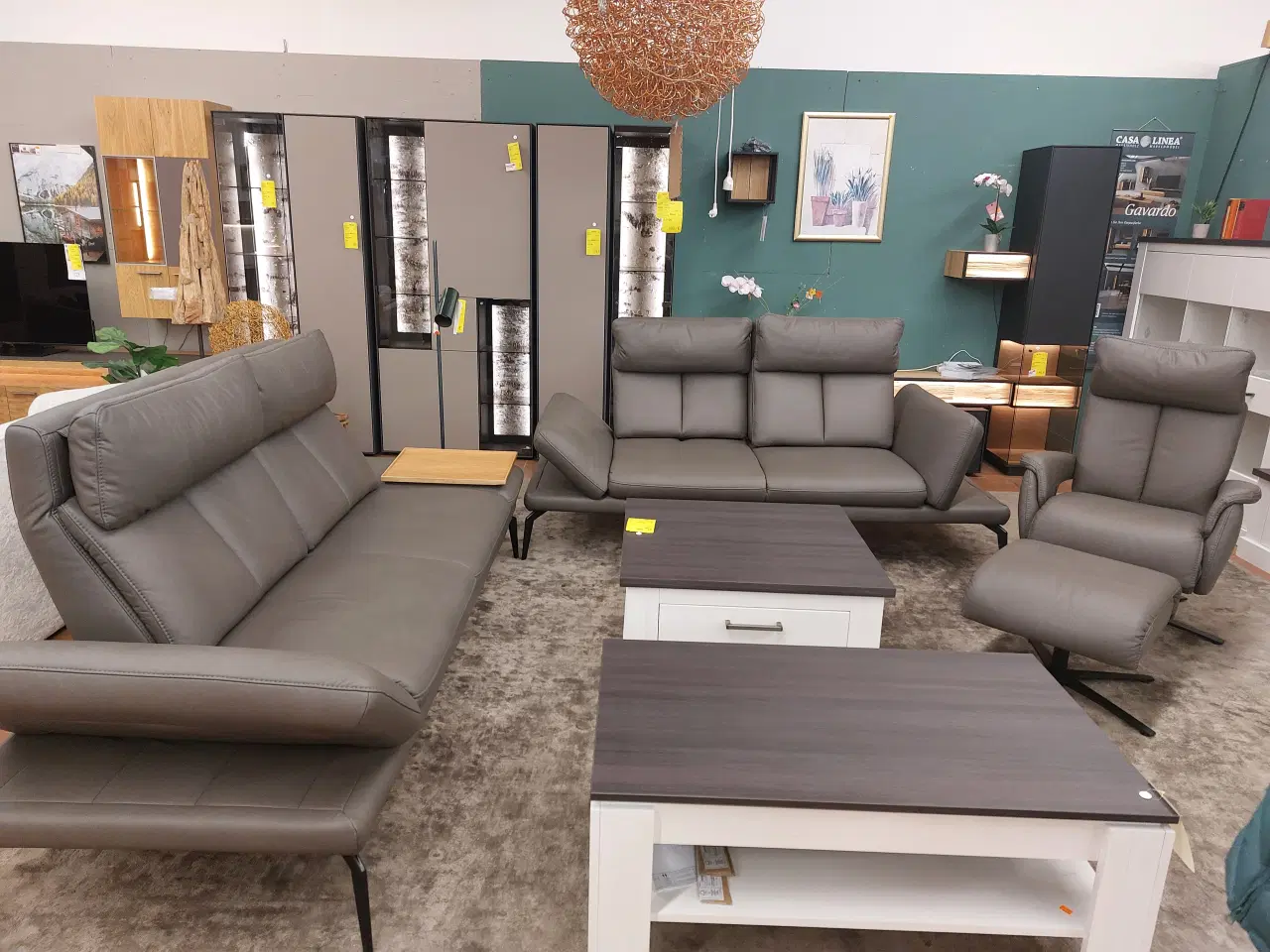 Billede 2 - Sofagruppe i læder  NY