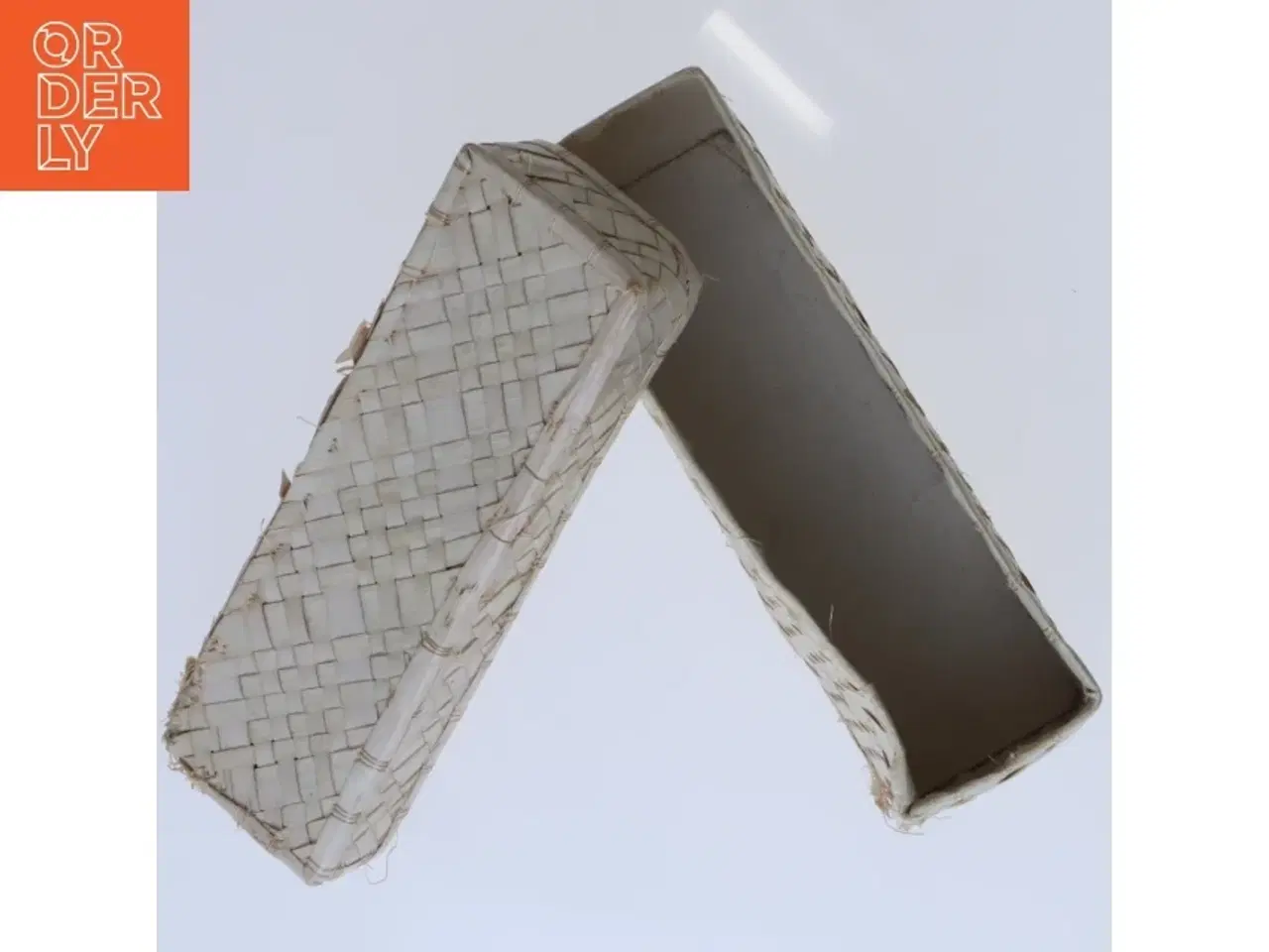 Billede 3 - Flettet opbevaringskasse (str. 15x4 cm)