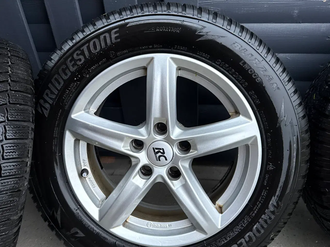 Billede 3 - 16” 5x112 alufælge til Mercedes & Vw med Bridgesto