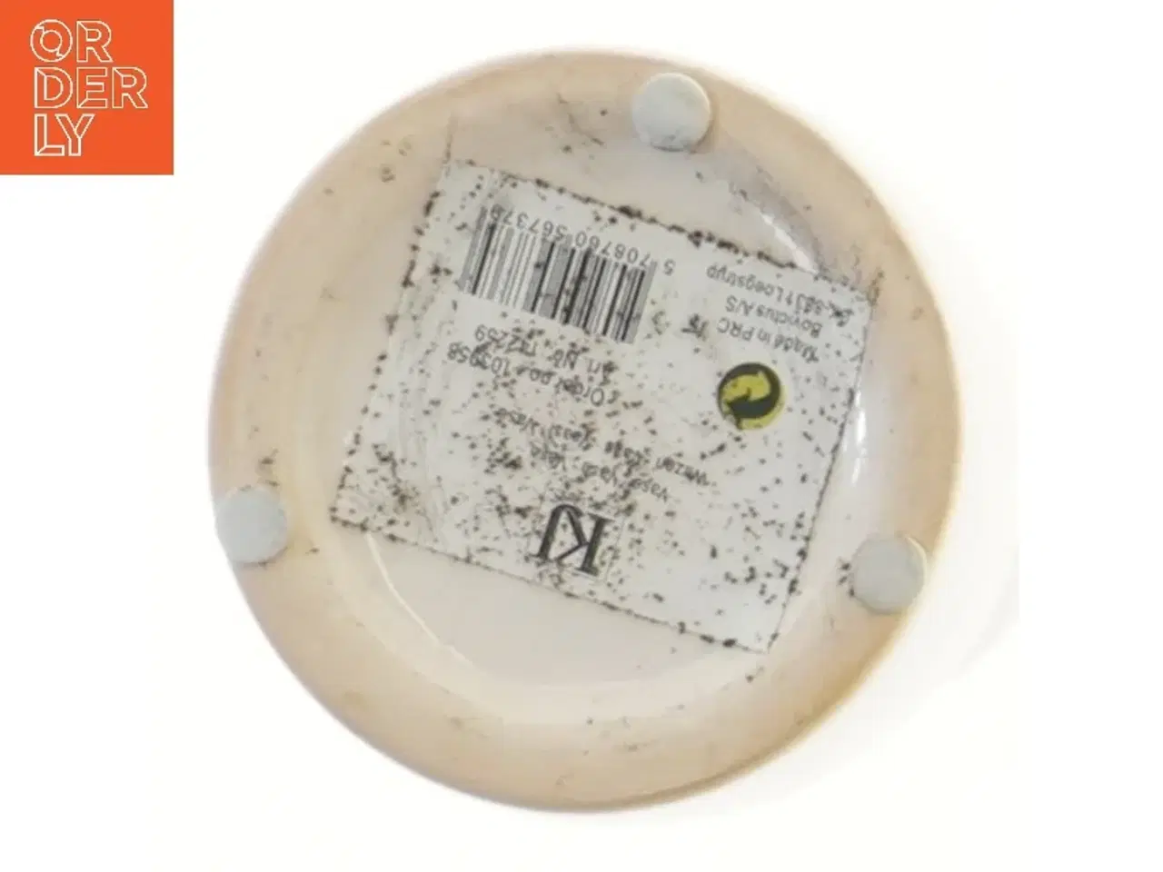 Billede 2 - Keramisk vase med striber fra Kj Collection (str. 22 cm)