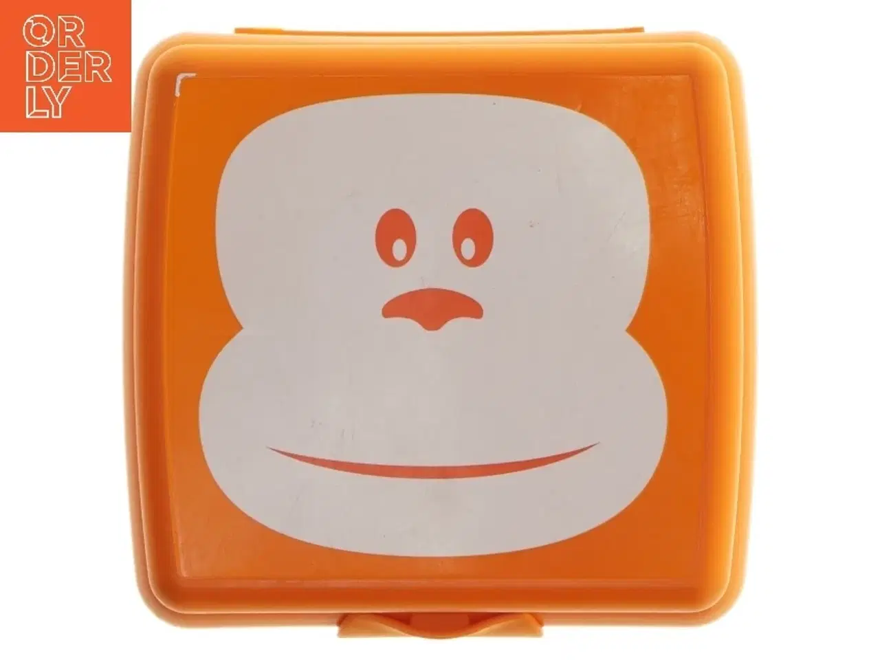 Billede 1 - Madkasse med abe motiv fra Tupperware (str. 14x14 cm)
