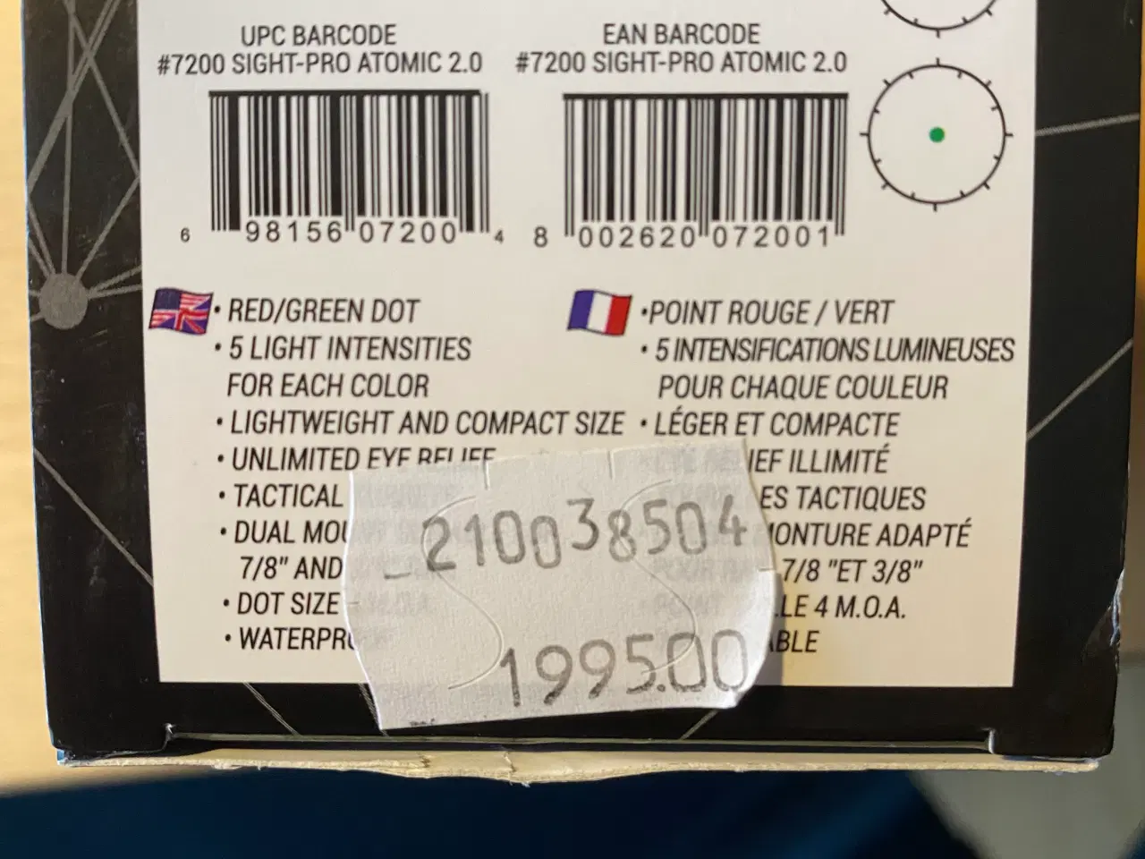 Billede 3 - Rødpunktssigte