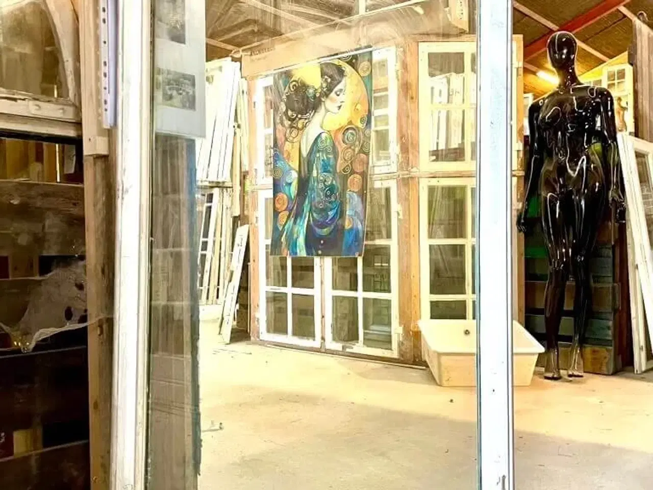 Billede 1 - Stor vinduesramme m. 2-lags termorude