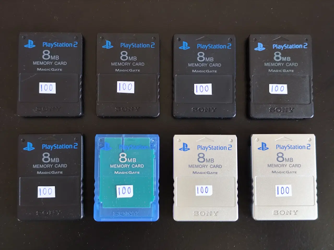 Billede 1 - Originale Sony PS2 Memory Cards