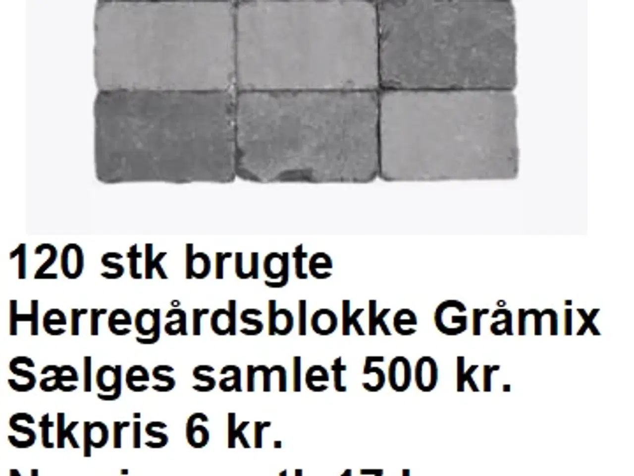Billede 1 - Brugte Herregårdsblokke.