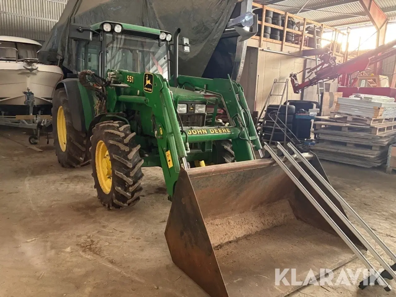 Billede 2 - John Deere 5510 traktor med frontlæsser