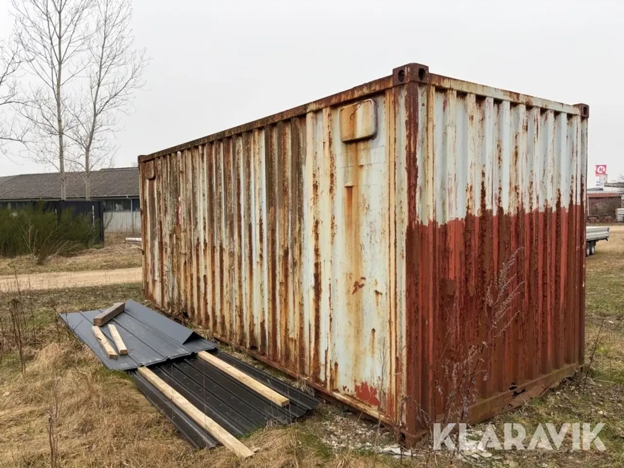 Billede 3 - Container 20 fods med Velux vinduer medfølger