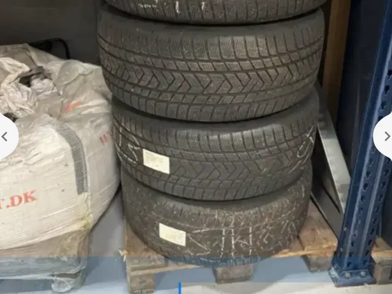 Billede 1 - Originale alufælge med vinterdæk