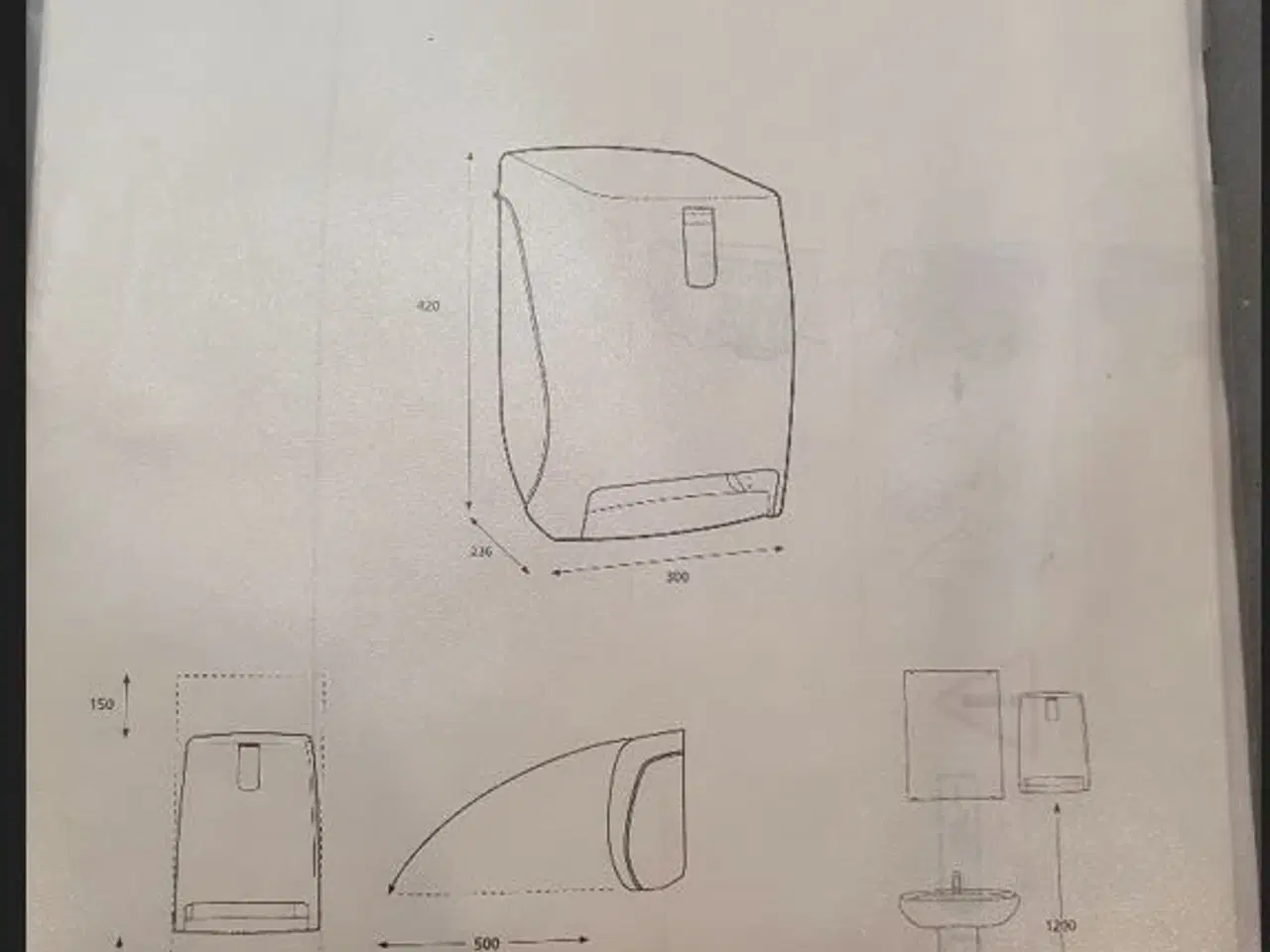 Billede 4 - Håndklædedispenser / Katrin - 956051