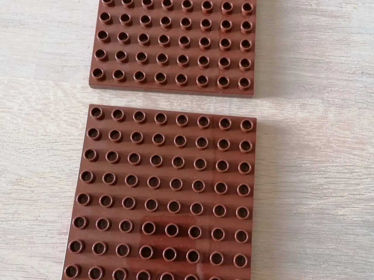 Billede 1 - Dublo Lego 2 brune byggeplader