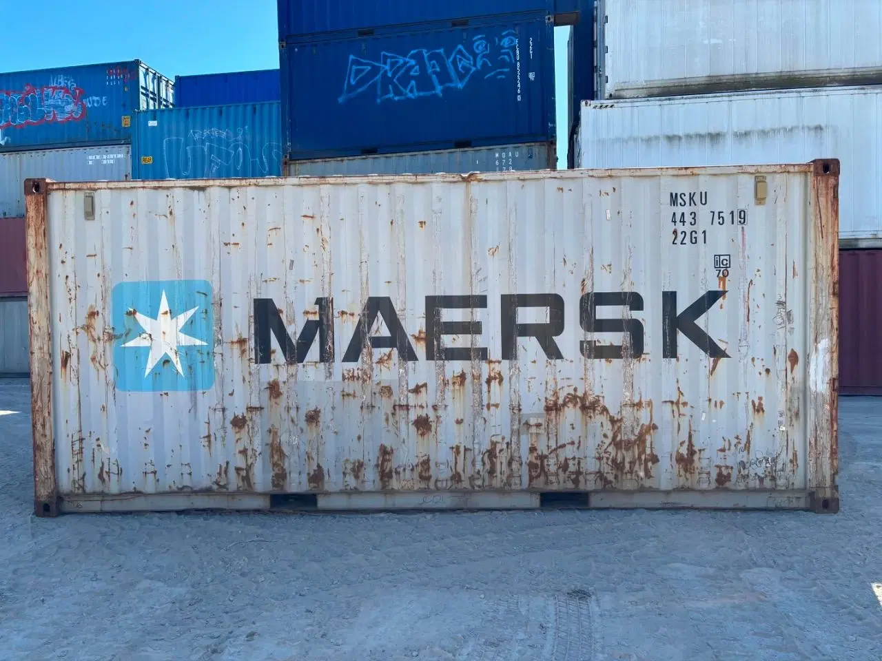 Billede 5 - 20 fods Container- ID: MSKU 443751-9 