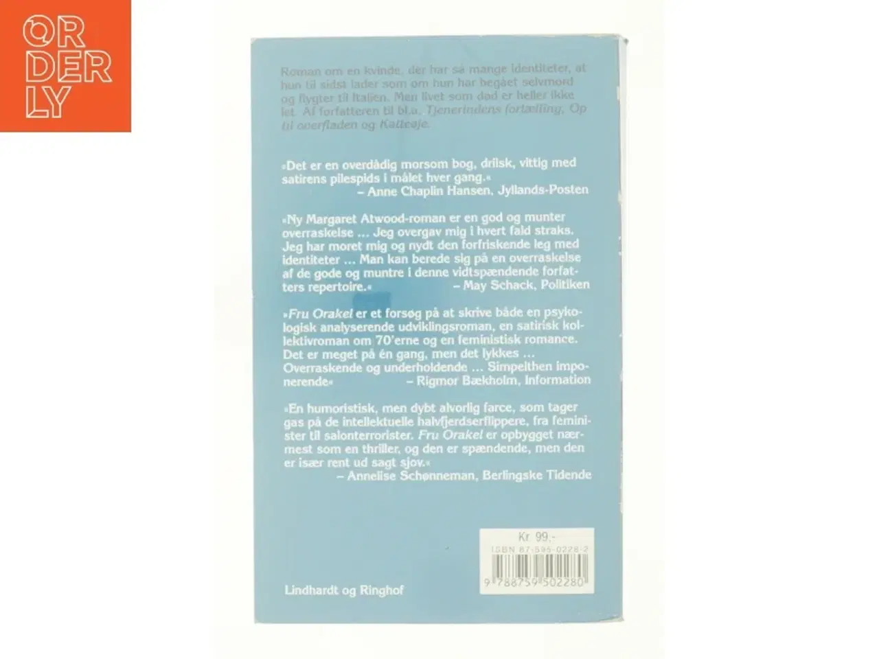 Billede 3 - Fru Orkel af Margaret Atwood