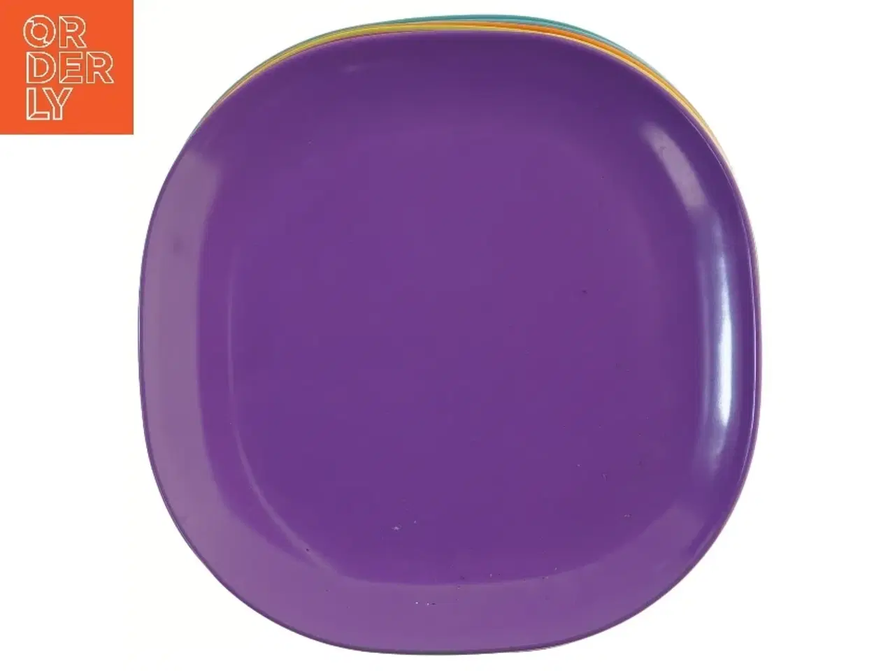 Billede 2 - Flotte Farvede tallerkener sæt (str. 7 stk 27 cm)