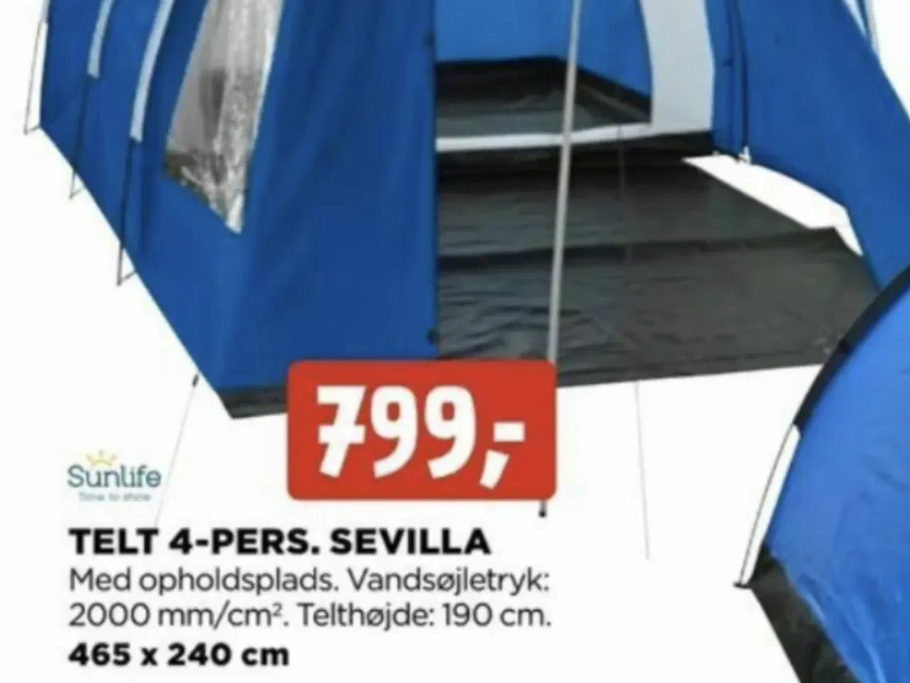 Billede 3 - 4-personers telt