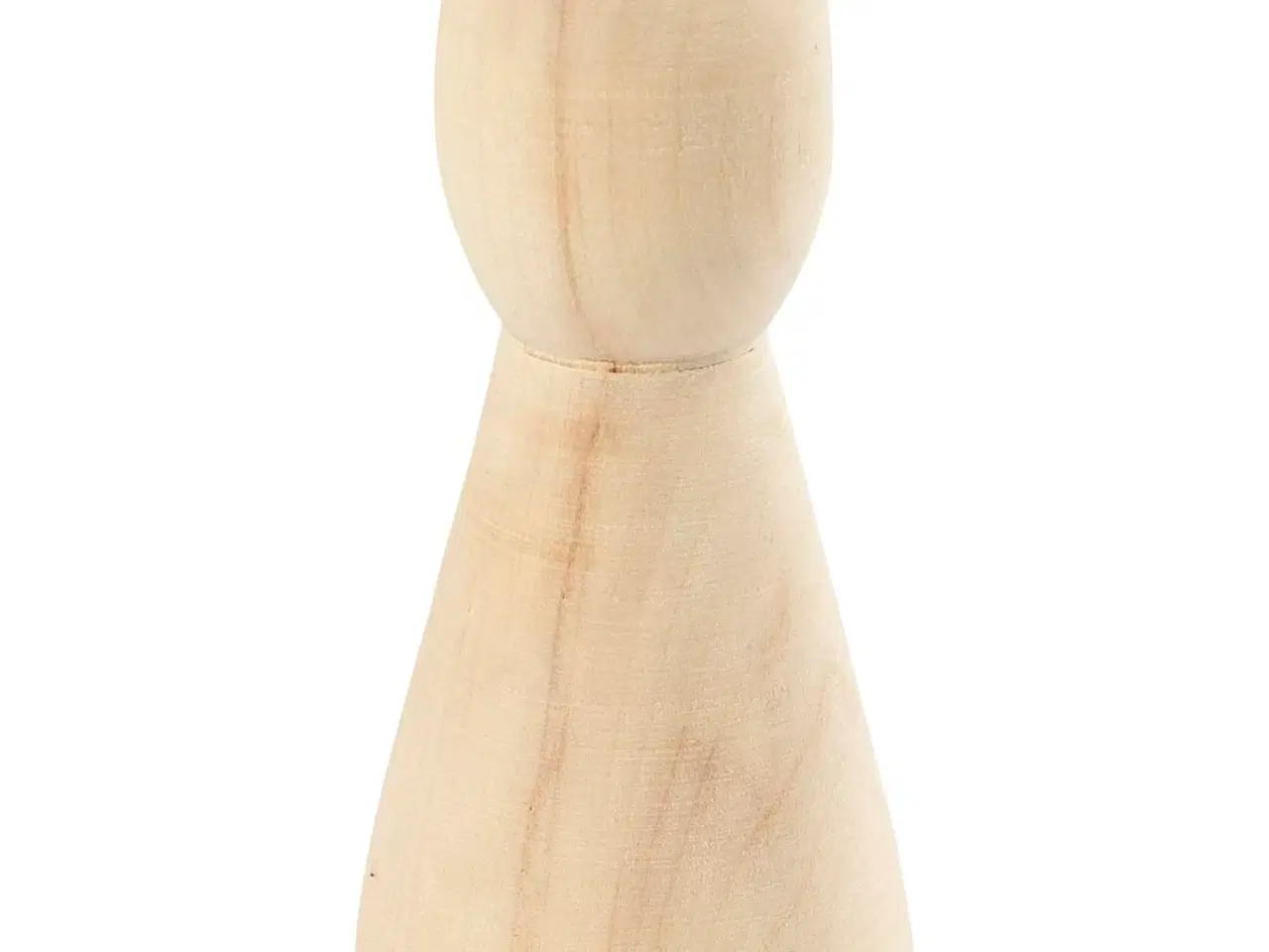 Billede 1 - Keglestager i træ, H: 9,5 cm, 1 stk.