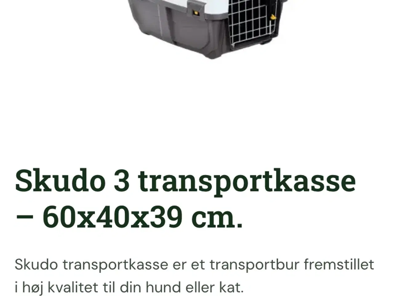 Billede 4 - Transportkasse