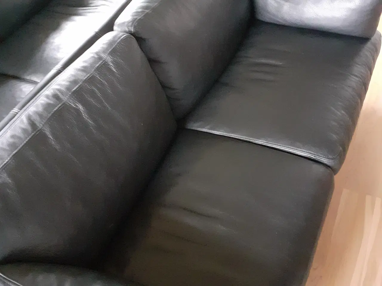 Billede 2 - Sofagruppe i læder