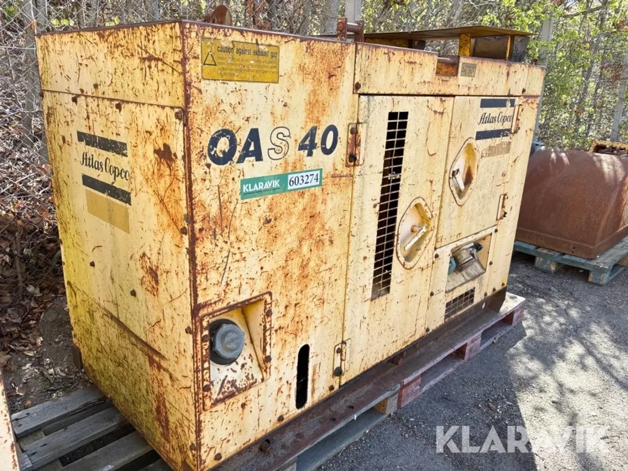 Billede 1 - Generator Atlas Copco Qas40