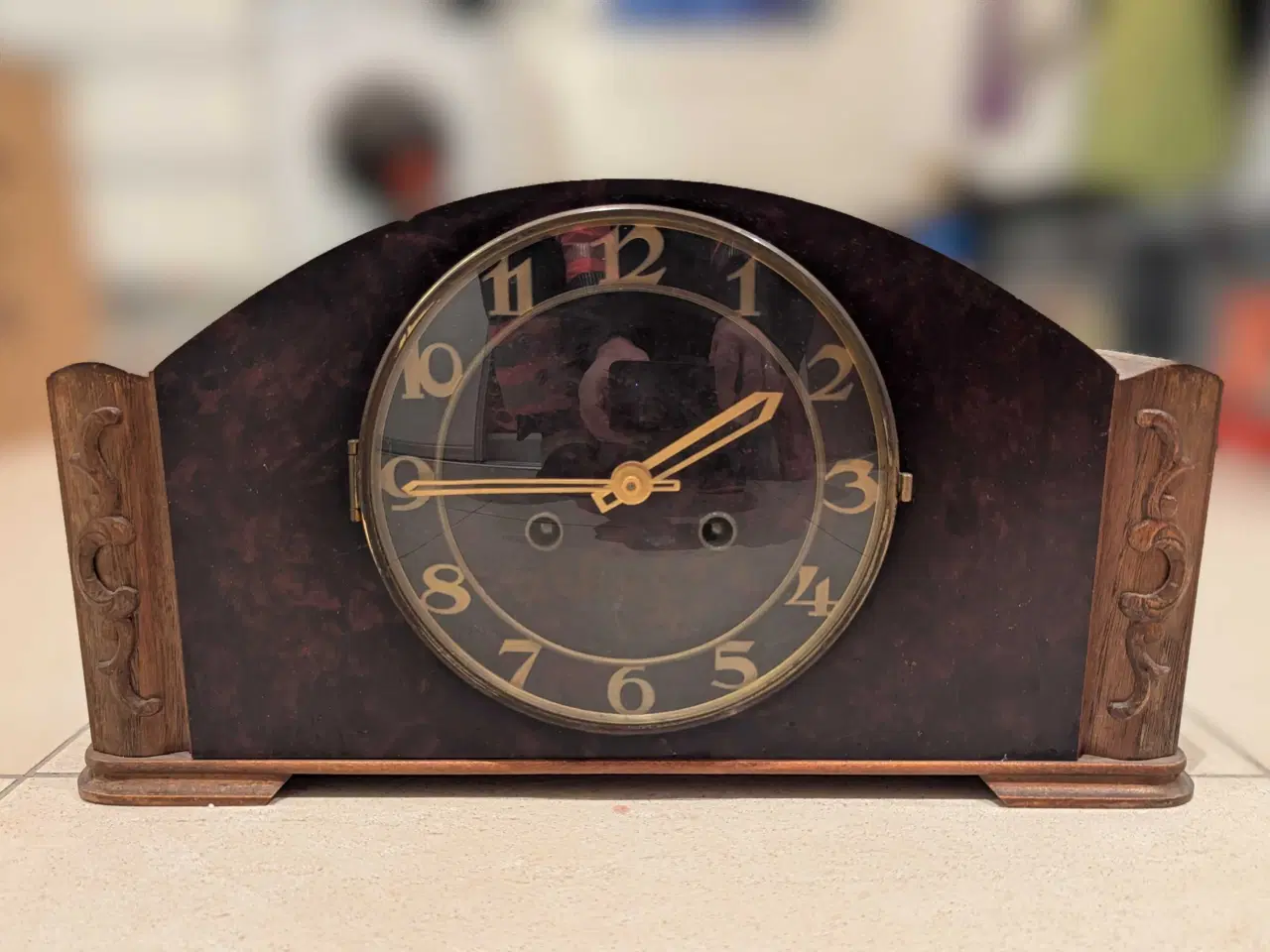 Billede 1 - Gammelt Art Deco Kaminur 