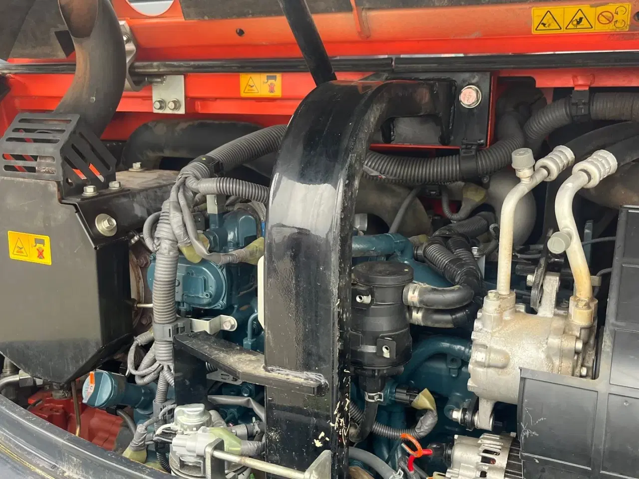 Billede 20 - Kubota KX080-4 Engcon rotortilt, Centralsmørring og 3 Engcon skovle