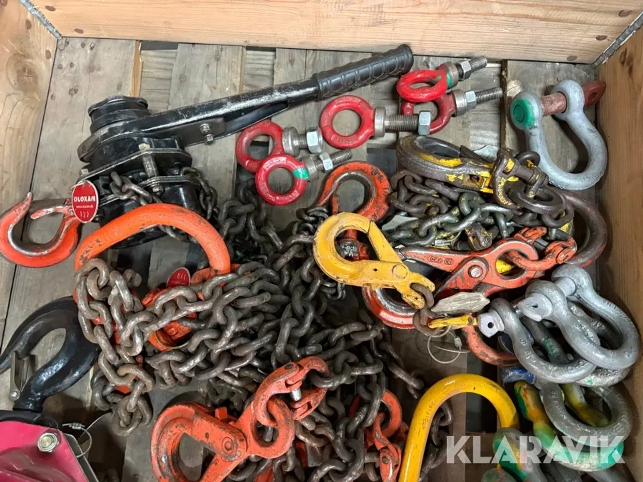 Billede 6 - Løftekæder og kroge - 1 palle
