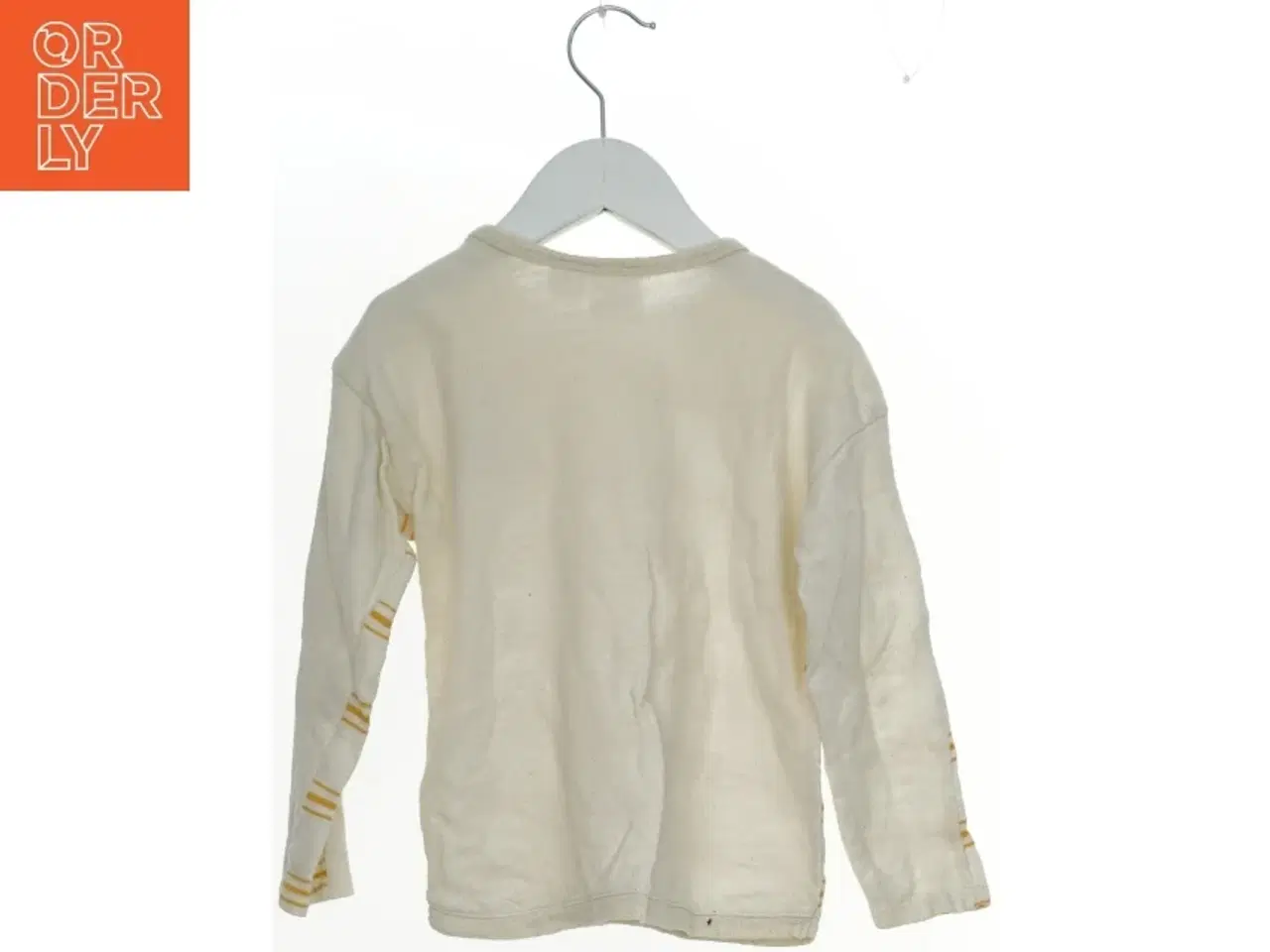 Billede 2 - Langærmet stribet bluse med trykknapper fra Zara (str. 110)