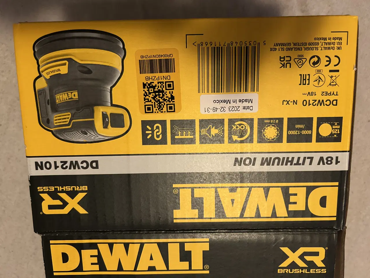 Billede 1 - Dewalt ekscentersliber DCW210N XR 18V