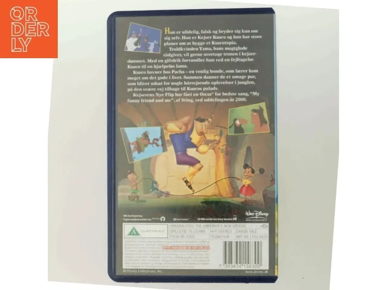Billede 3 - VHS-film &#39;Kejserens Nye Flip&#39; fra Disney