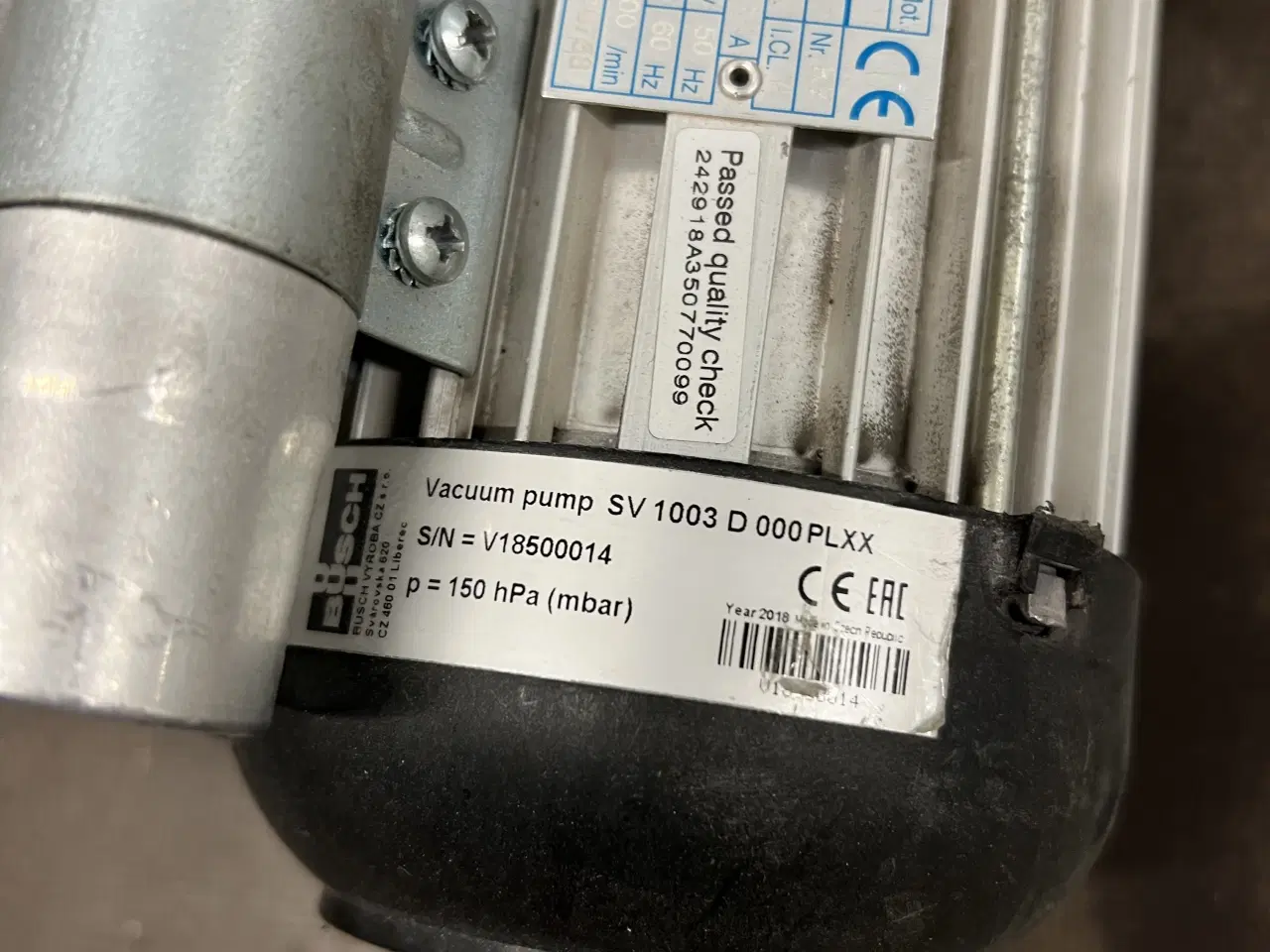 Billede 2 - Busch vakuumpumpe