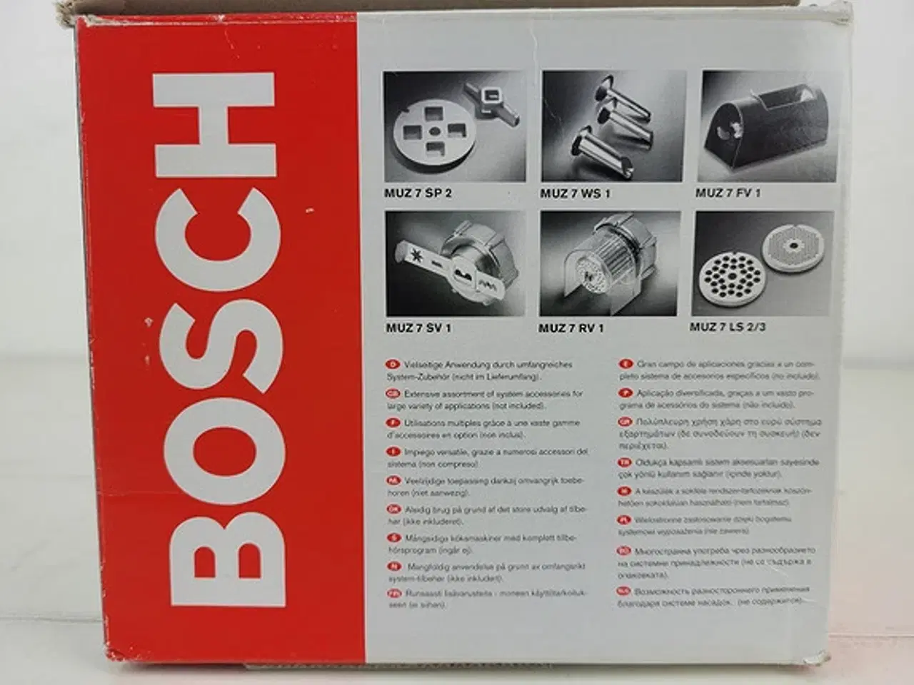 Billede 3 - Bosch Kødhakker model: muz7fw1