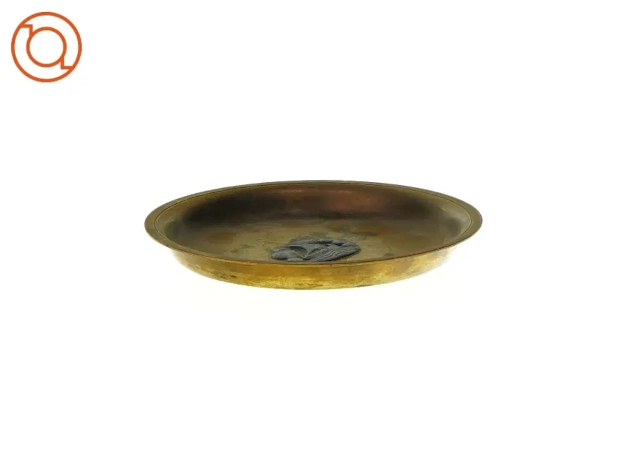 Billede 3 - Dekorativt fad med skib (str. HØ: 2x13cm)
