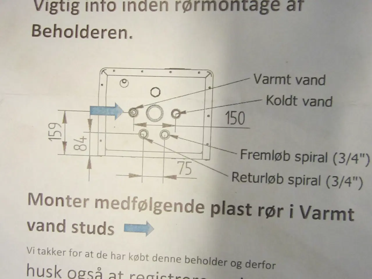 Billede 4 - Baxi varmtvandsbeholder