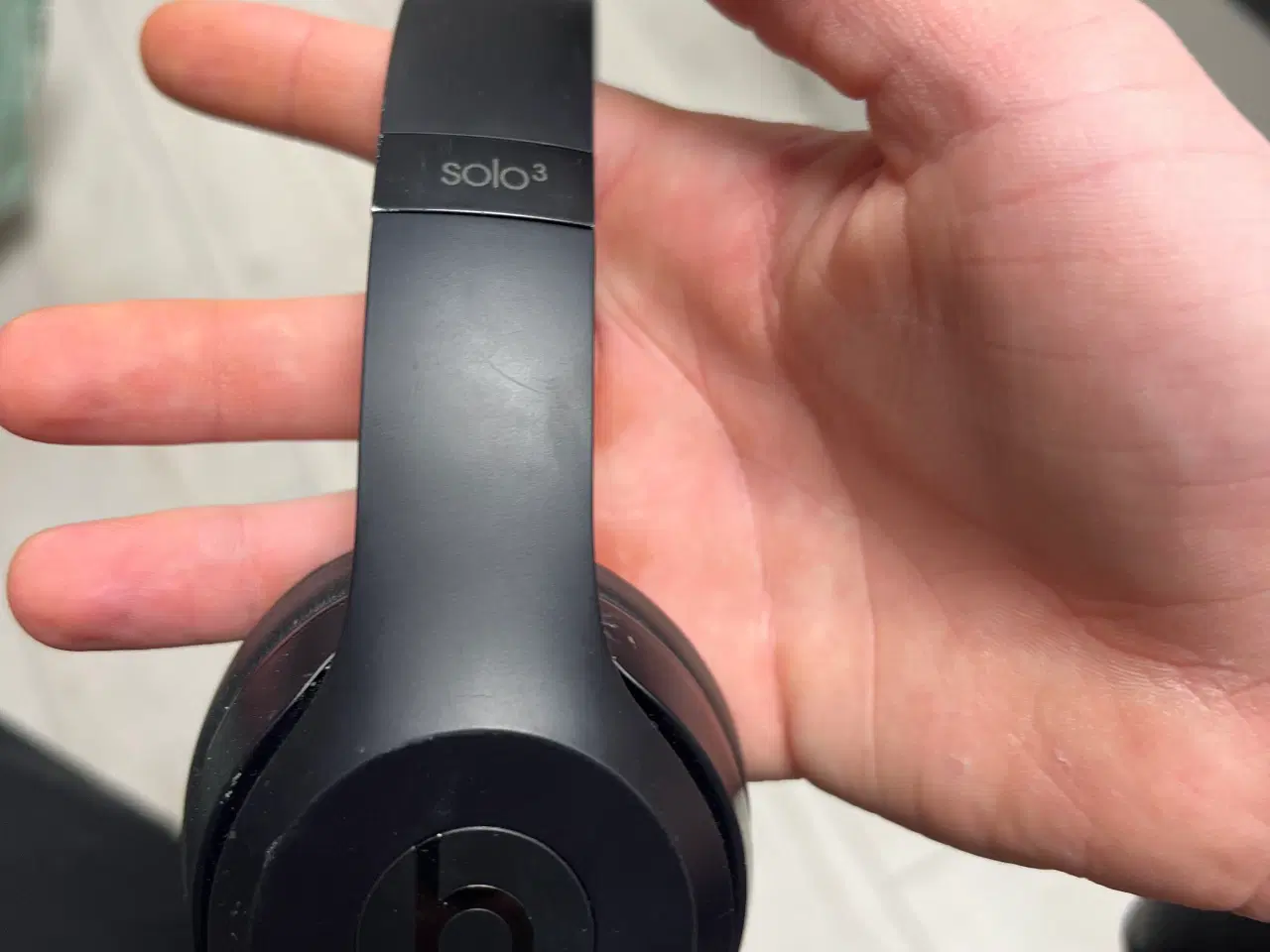 Billede 1 - Apple Beats Solo 3Hovedtelefon Ørepuder Sort Læder