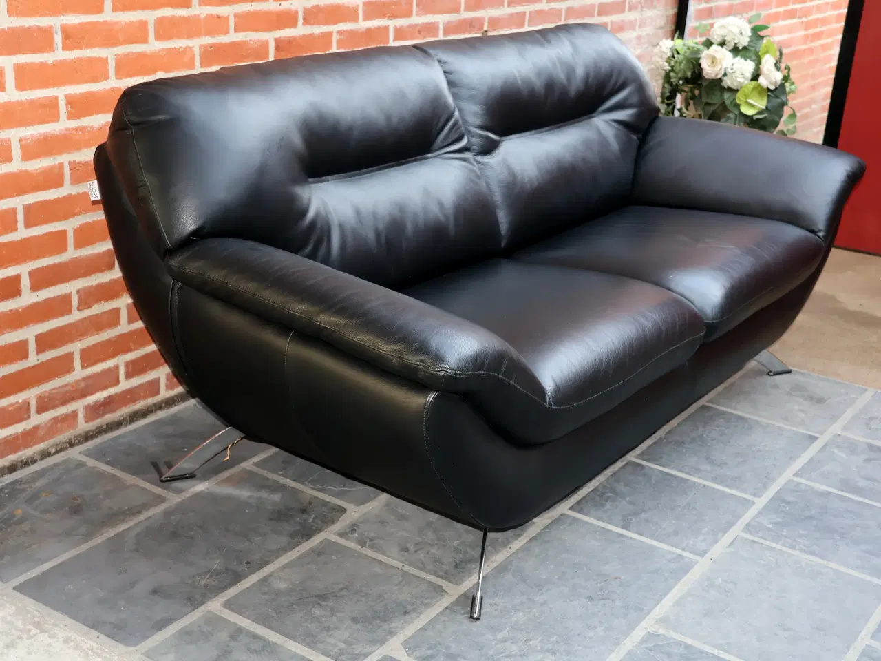 Billede 2 -  Hjort Knudsen Taastrup læder sofa