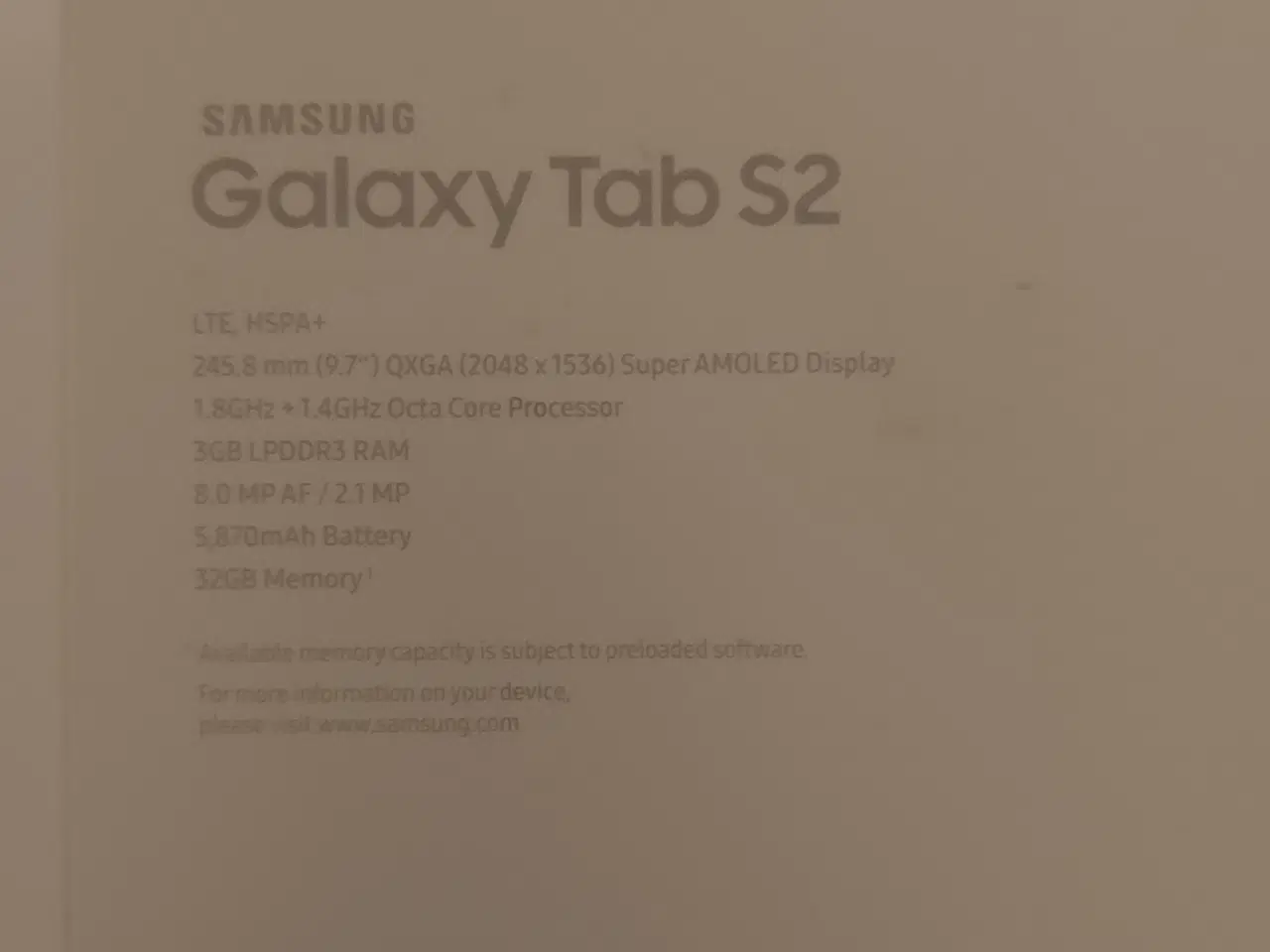 Billede 6 - Samsung galaxy tab s2