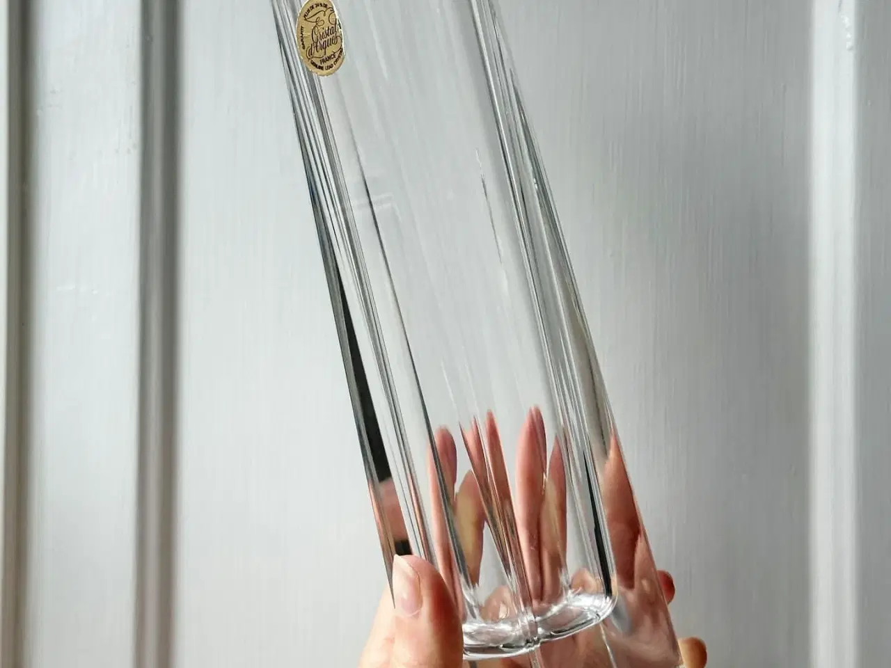 Billede 3 - Cristal d'Arques, facetteret krystalvase, Frankrig, NB