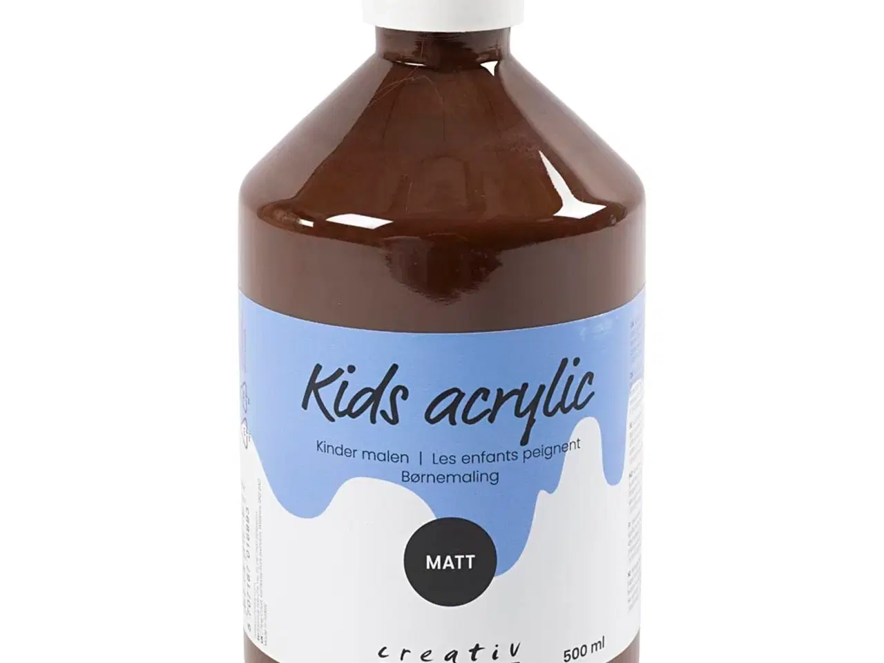 Billede 1 - Akrylmaling Mat, brun, 500ml/ 1 fl.