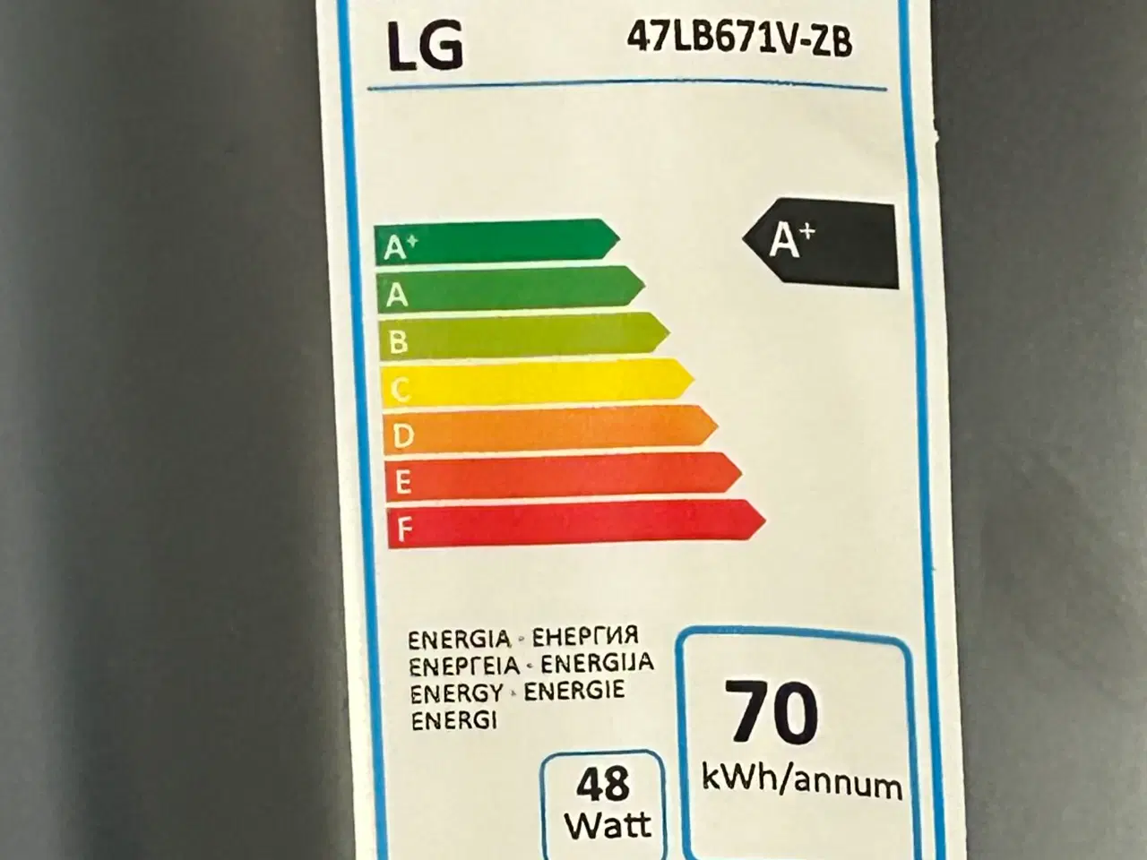 Billede 4 - 47” LG FLAT TV 47LB671V